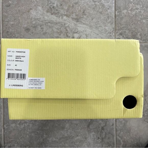 J. Linderberg Hiker High Boots in Black, New, Size 42 - Picture 12 of 15